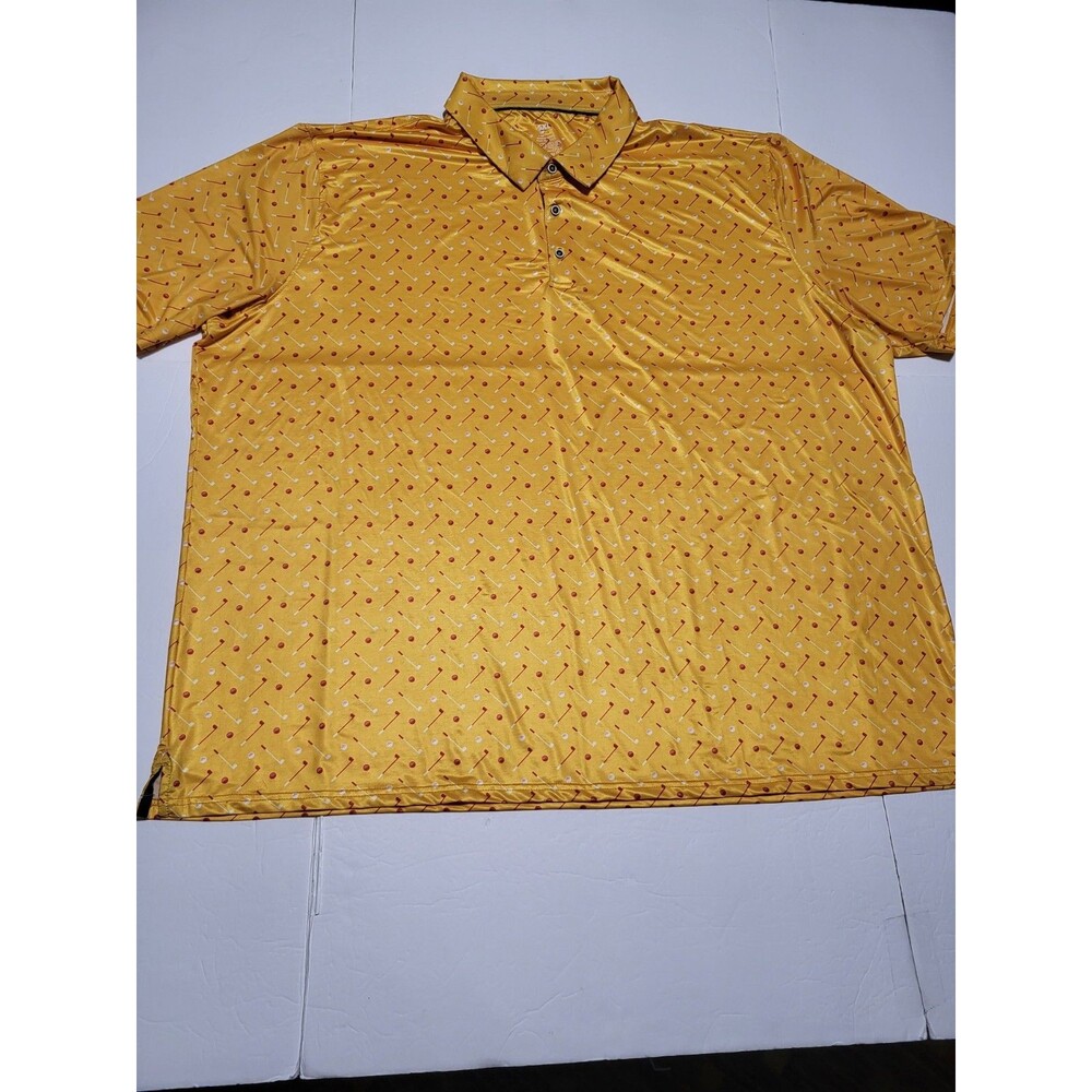(#L8) Golf Polo Shirt Moisture Wicking Performance Polo Short Sleeve Mens 5XL